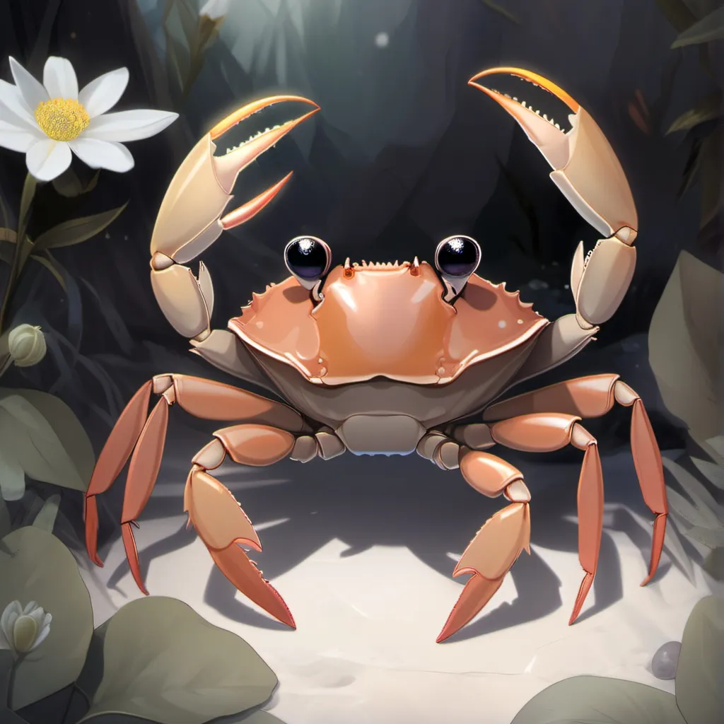 chat with ai character: lil crab