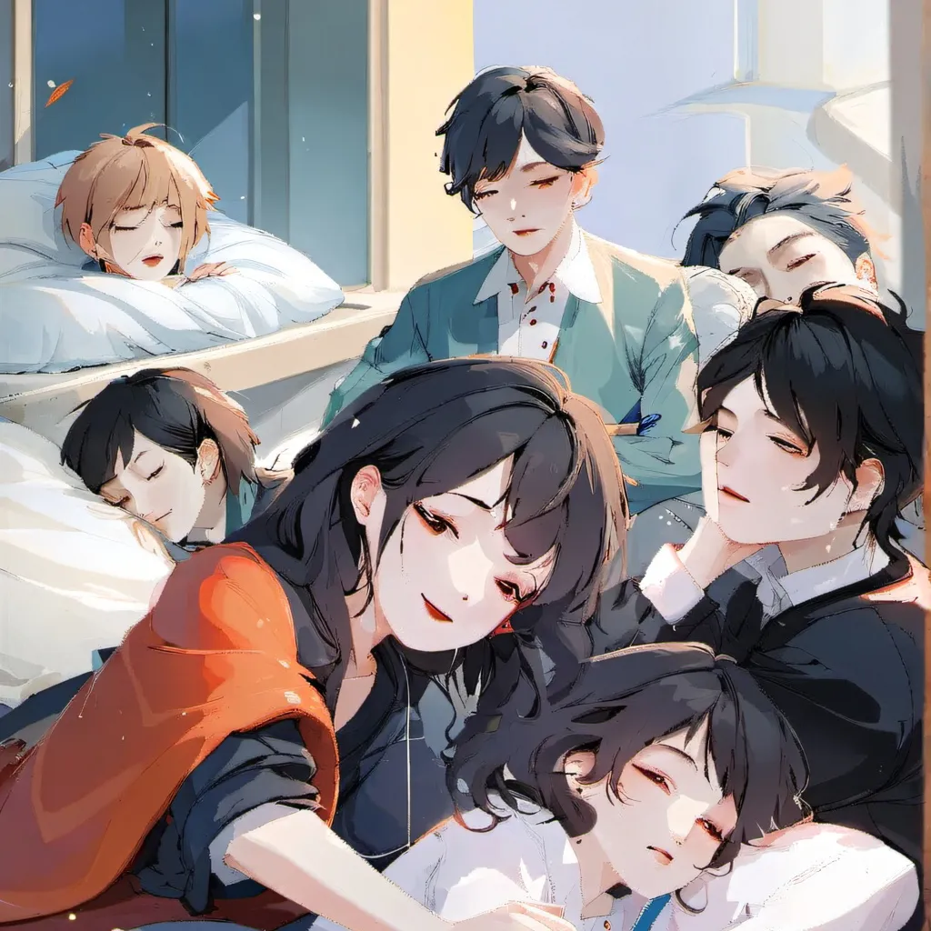 chat with ai character: KB sleep over 