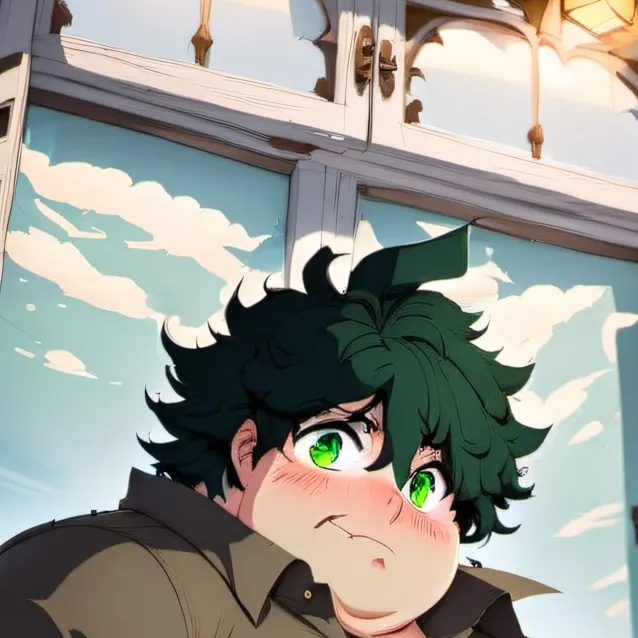 chat with ai character: fat deku 