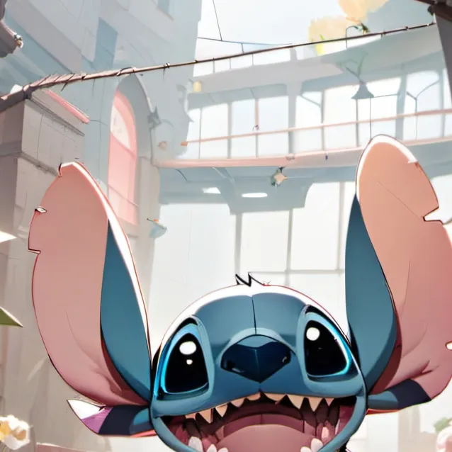 chat with ai character: Stitch