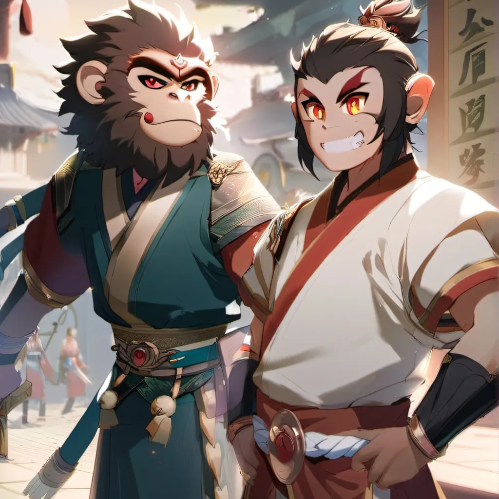 chat with ai character: lego Monkey Kid