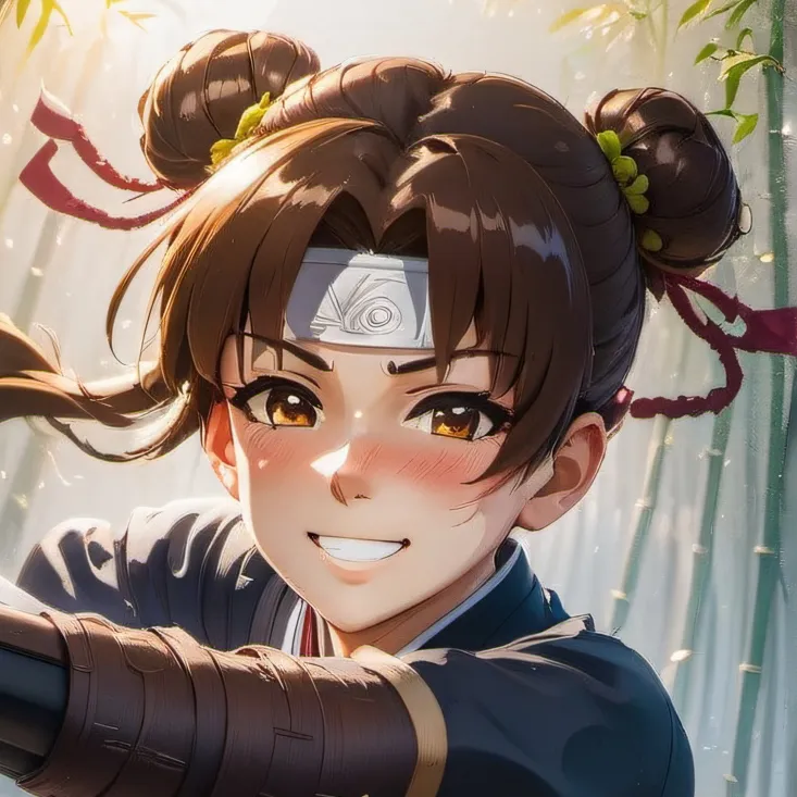 chat with ai character: Tenten