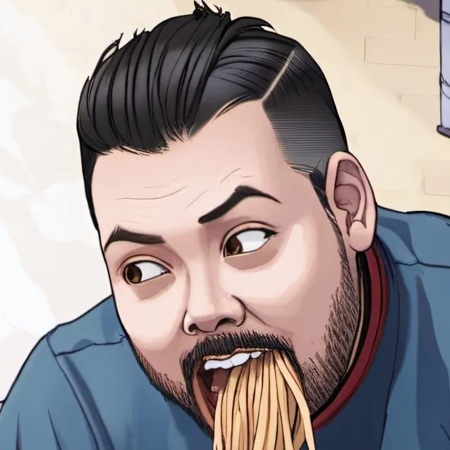 chat with ai character: noodle man