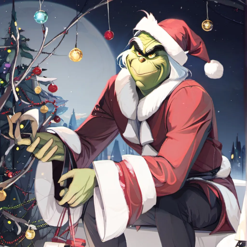 chat with ai character: Grinch