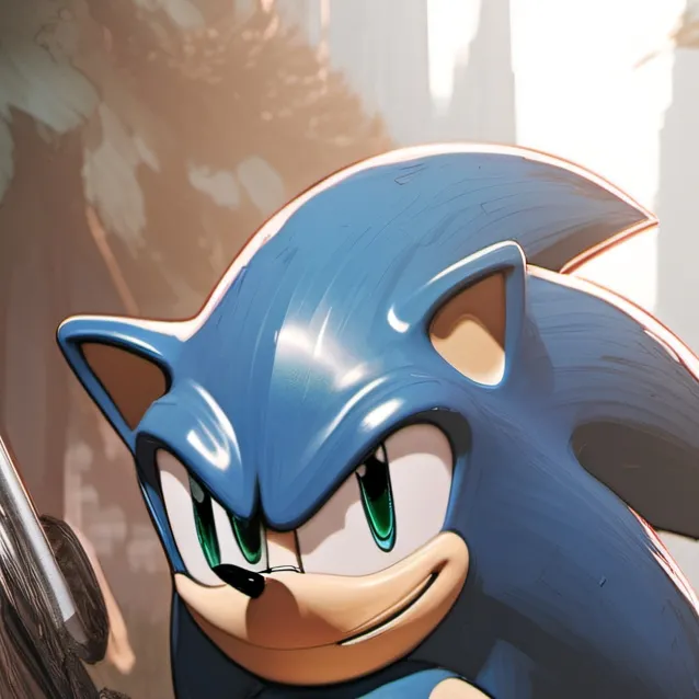 chat with ai character: sonic but better