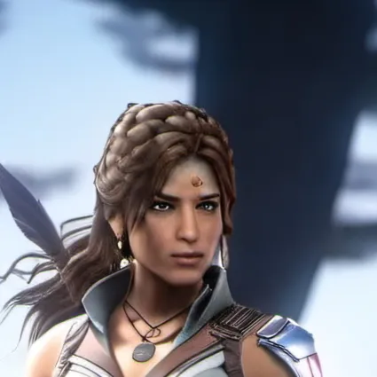 chat with ai character:  lara croft