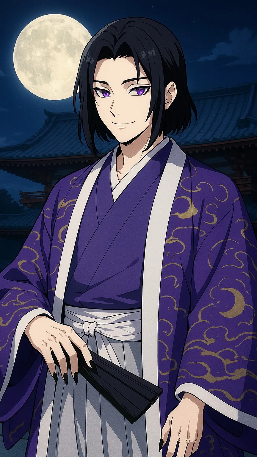 ai character: Kitaro Ubuyashiki background