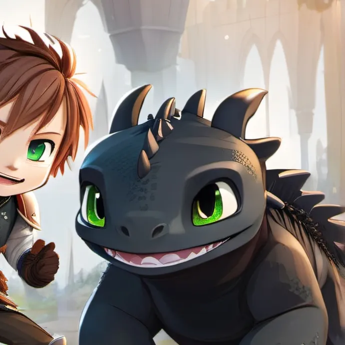 chat with ai character: toothless 