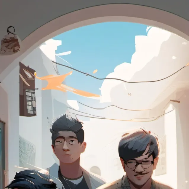 chat with ai character: friend group 