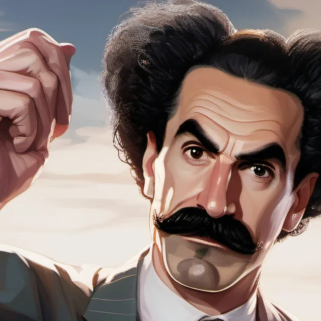 chat with ai character: Borat
