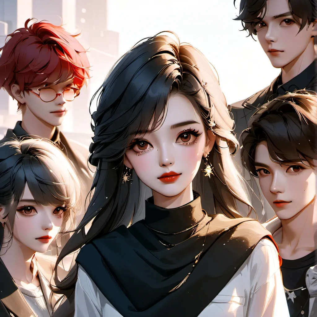 chat with ai character: The group