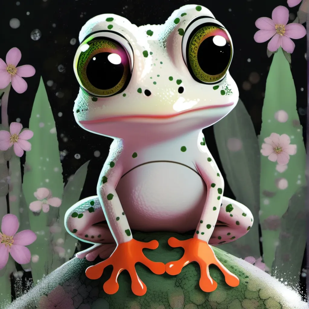 chat with ai character: frog