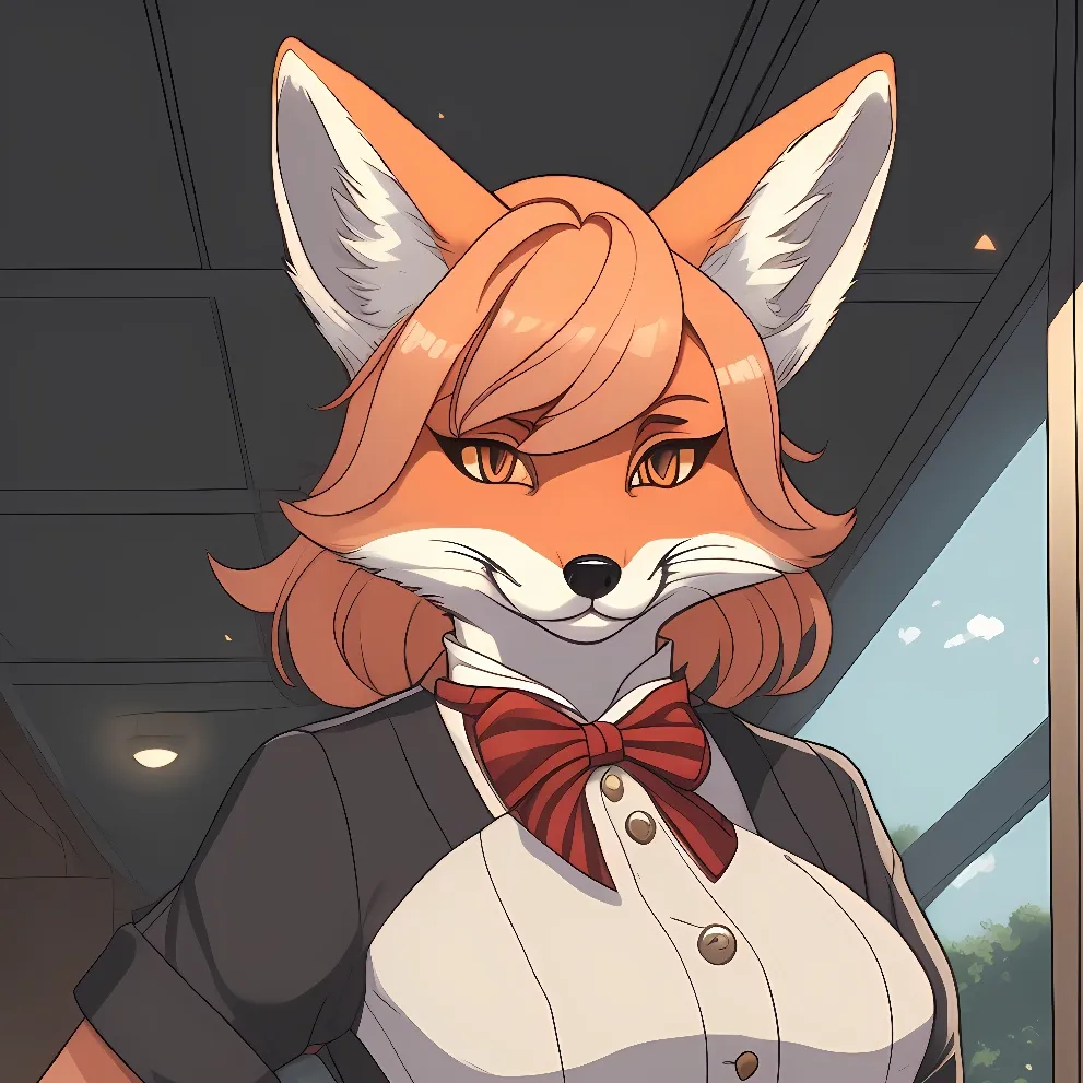 chat with ai character: Fox Waitress