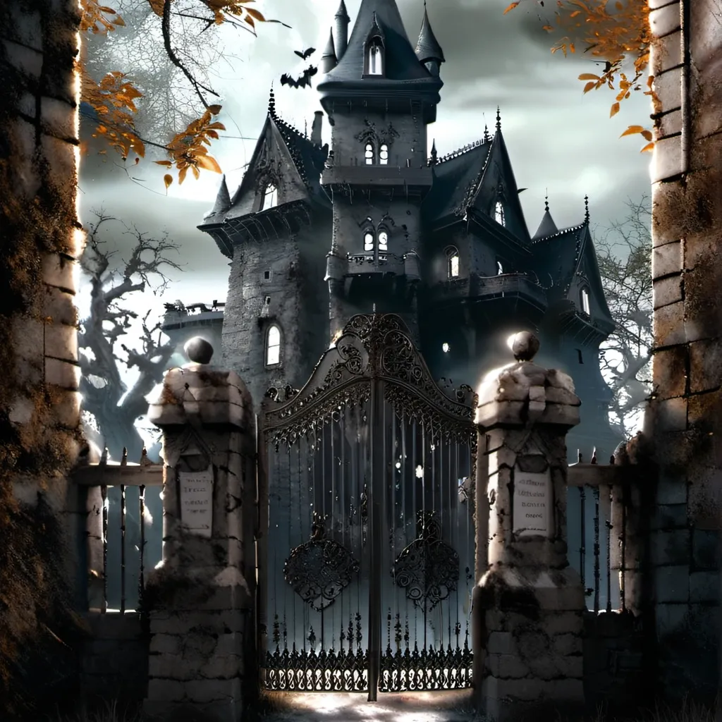 chat with ai character: A Abandoned castle