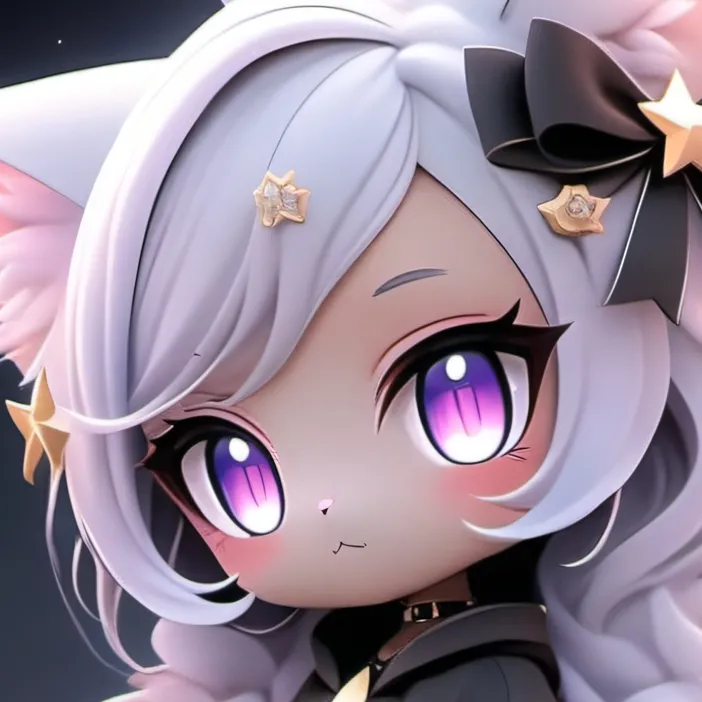 chat with ai character: Galaxy kitty