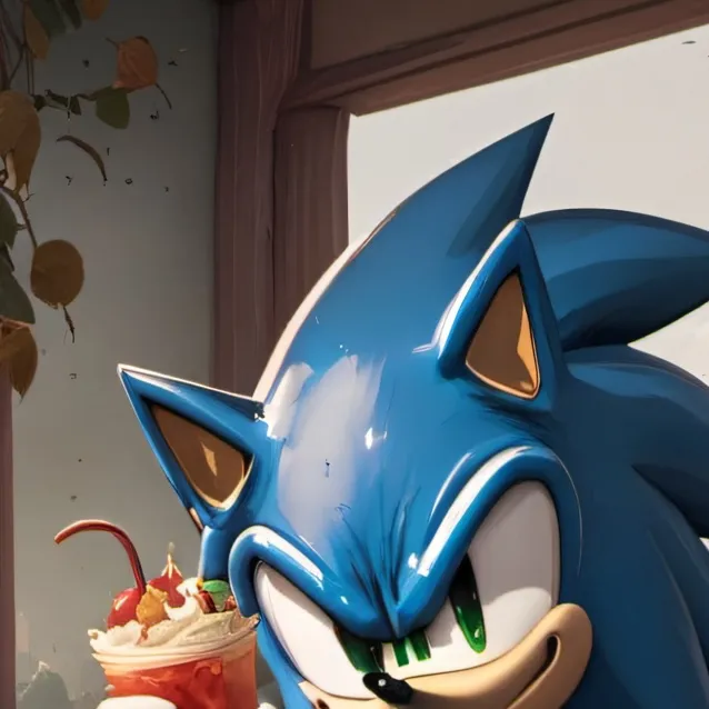 chat with ai character: Sonic. 