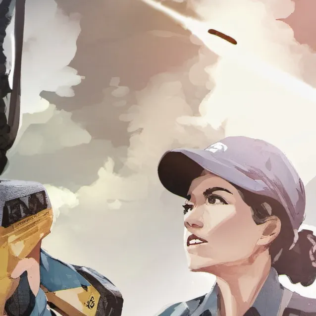 chat with ai character: drill woman