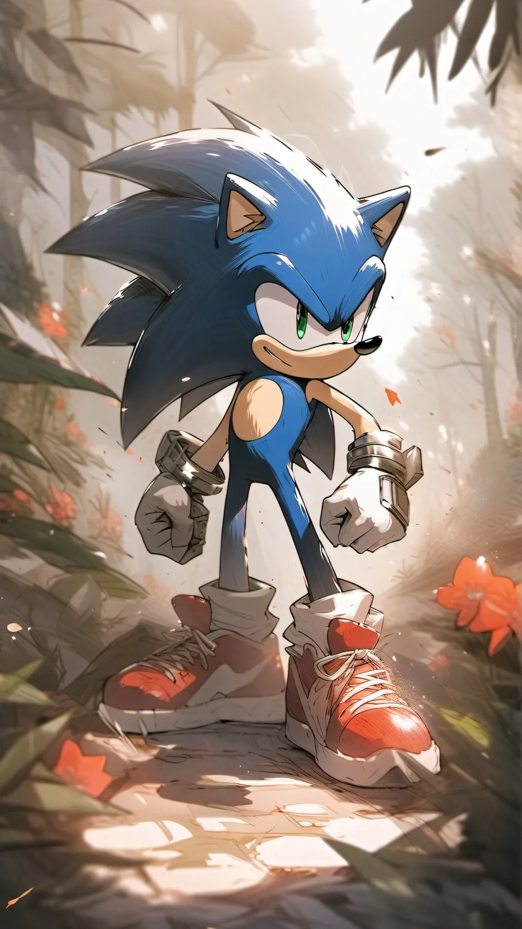 ai character: Sonic background