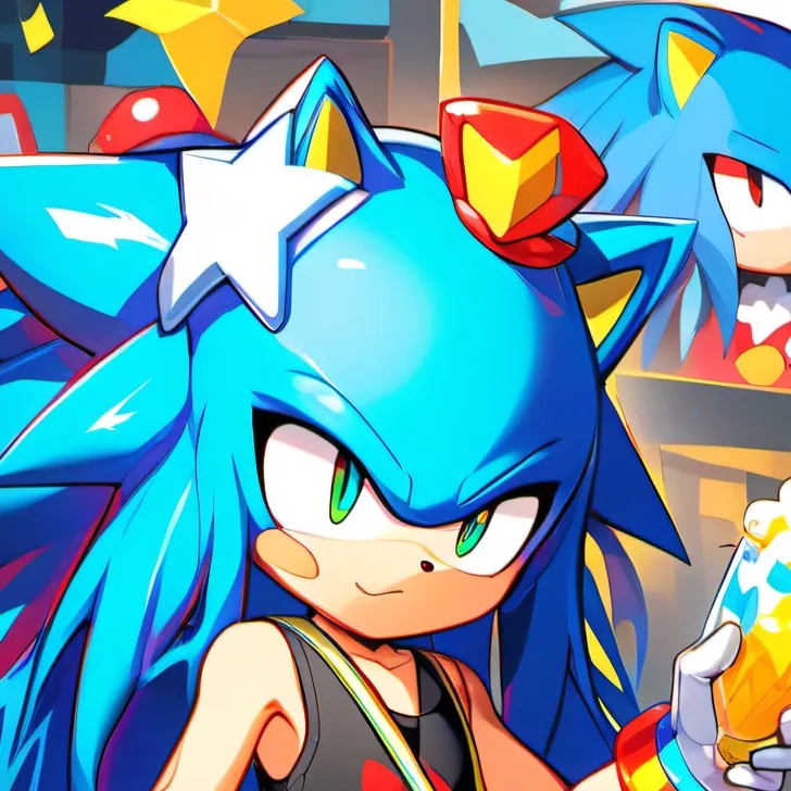 chat with ai character: sonica