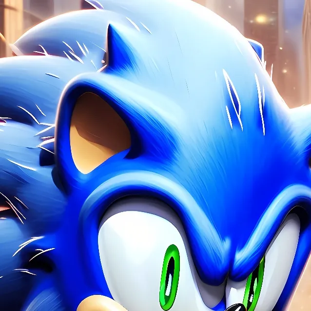 chat with ai character: gamer sonic