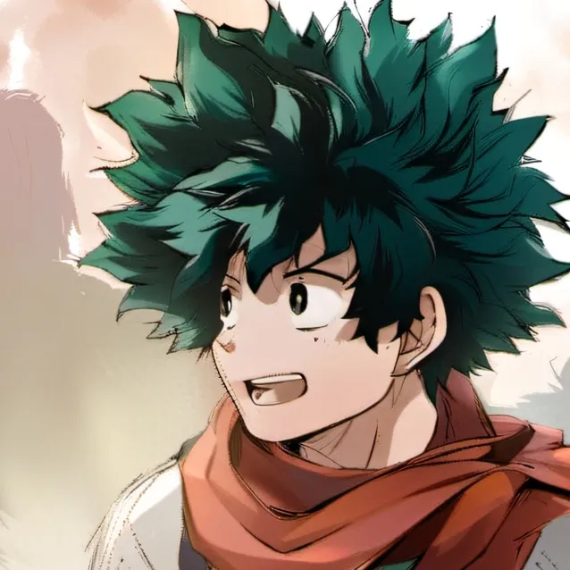 chat with ai character: Deku (Maguc AU)