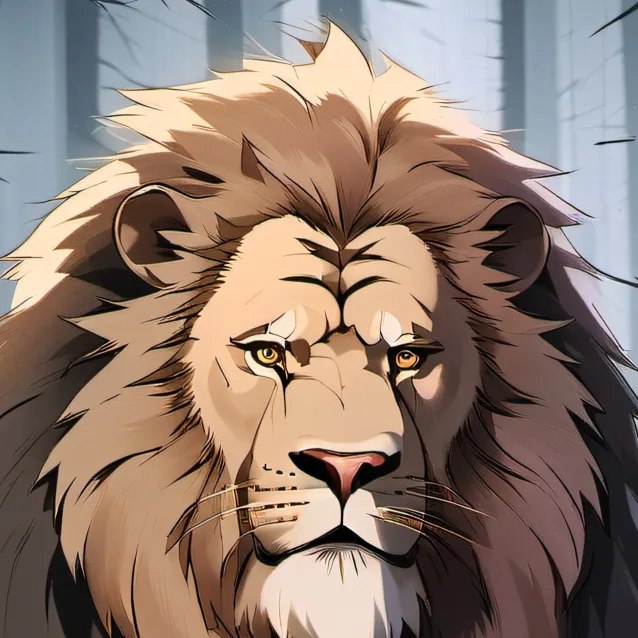 chat with ai character: The cowardly lion 