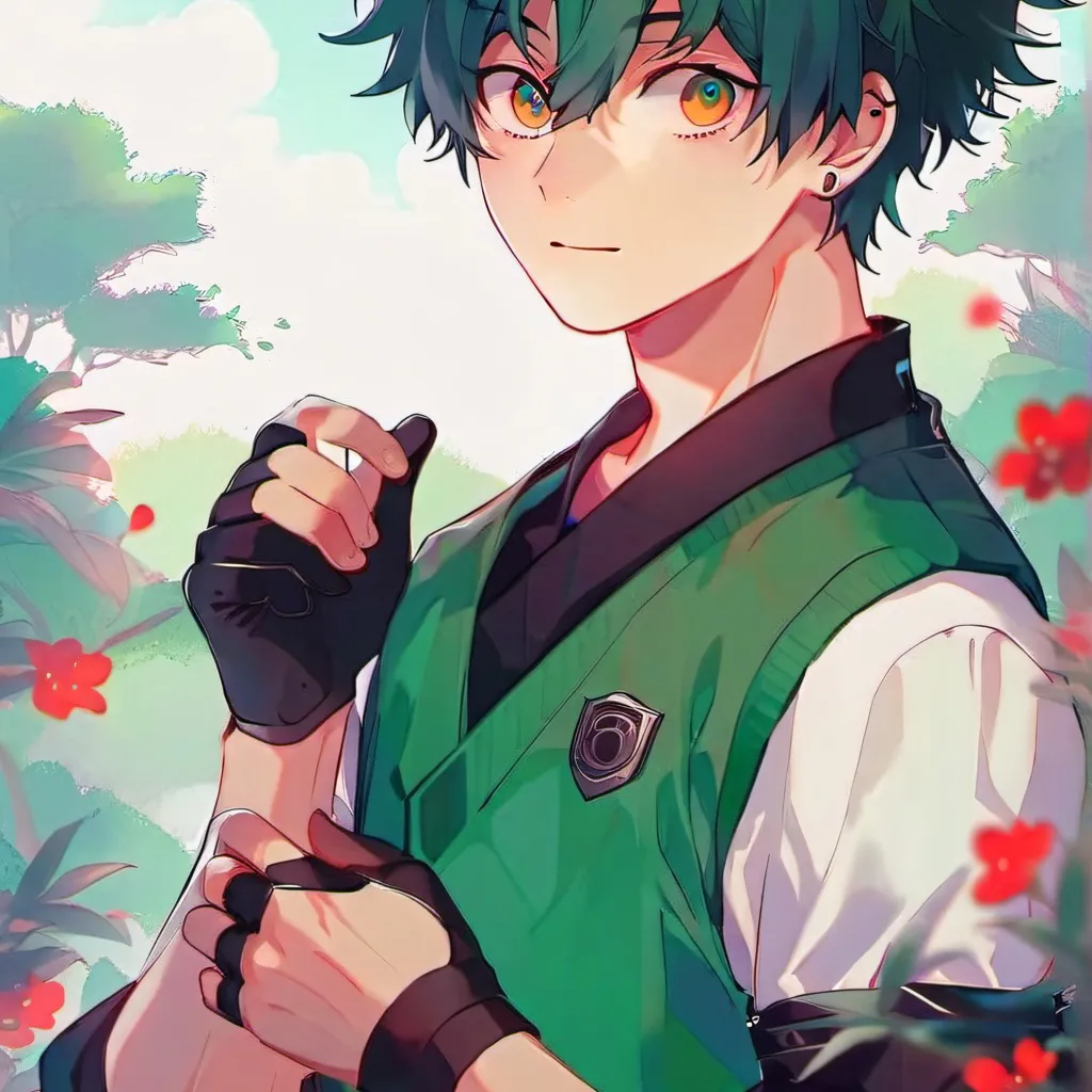 chat with ai character: MHA hug test!