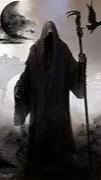 ai character: Death background