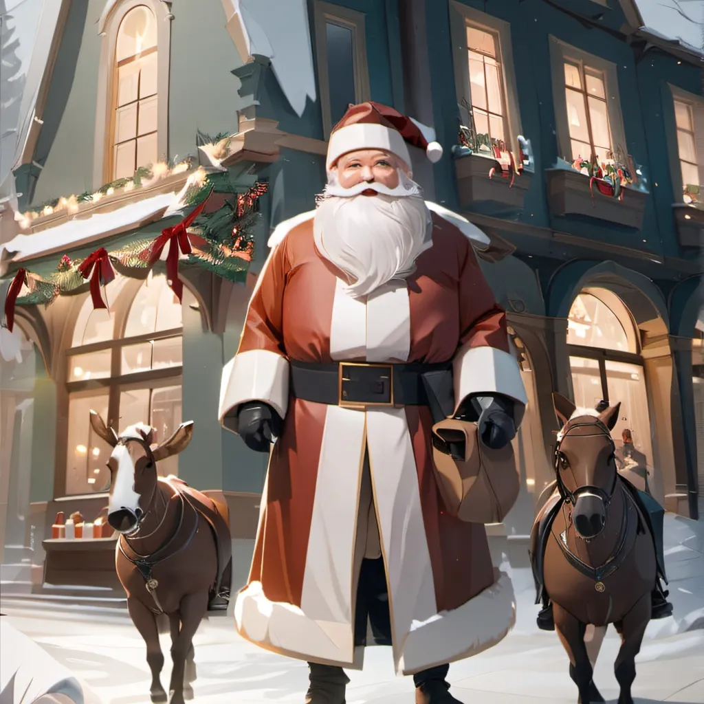 chat with ai character: santa claus