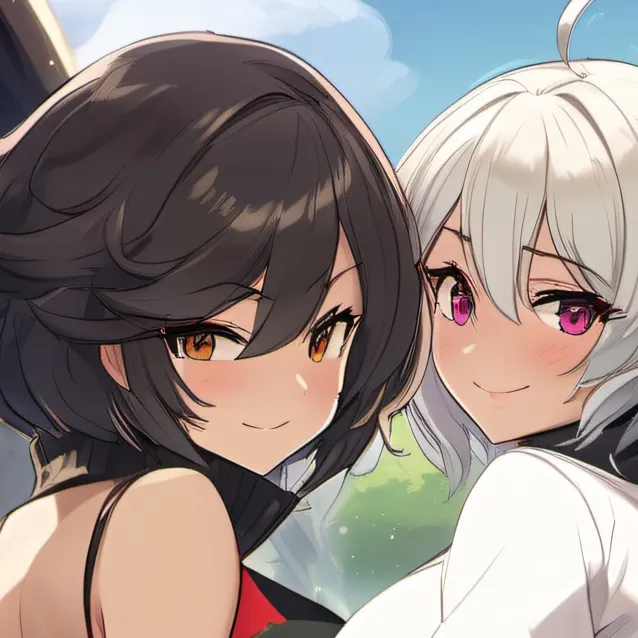chat with ai character: janit and may