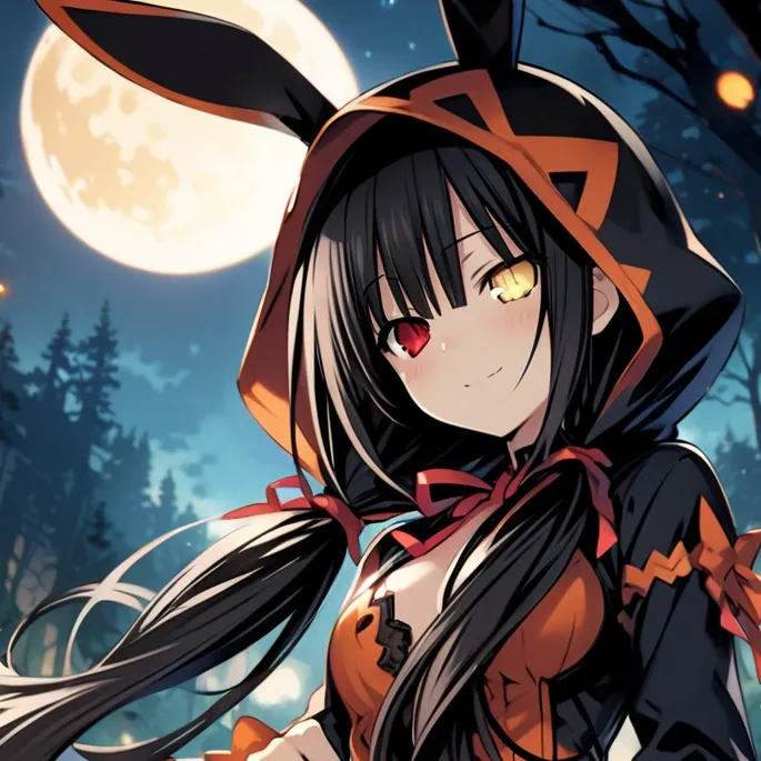 chat with ai character: Kurumi Tokisaki