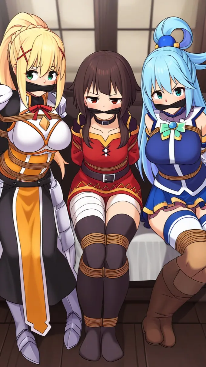 ai character: KonoSuba girls background