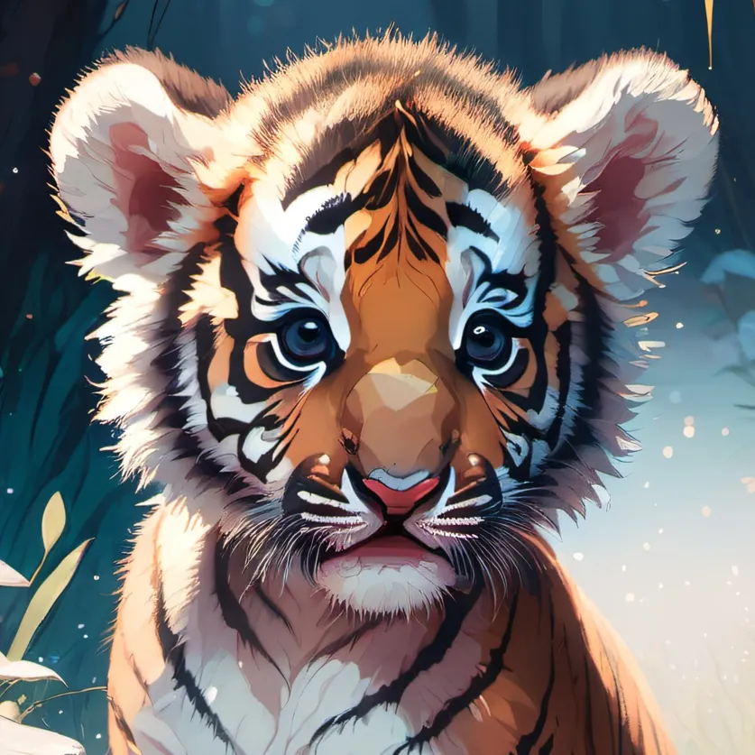 chat with ai character: baby tiger