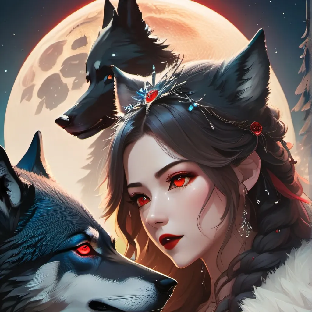 chat with ai character: dark moon story