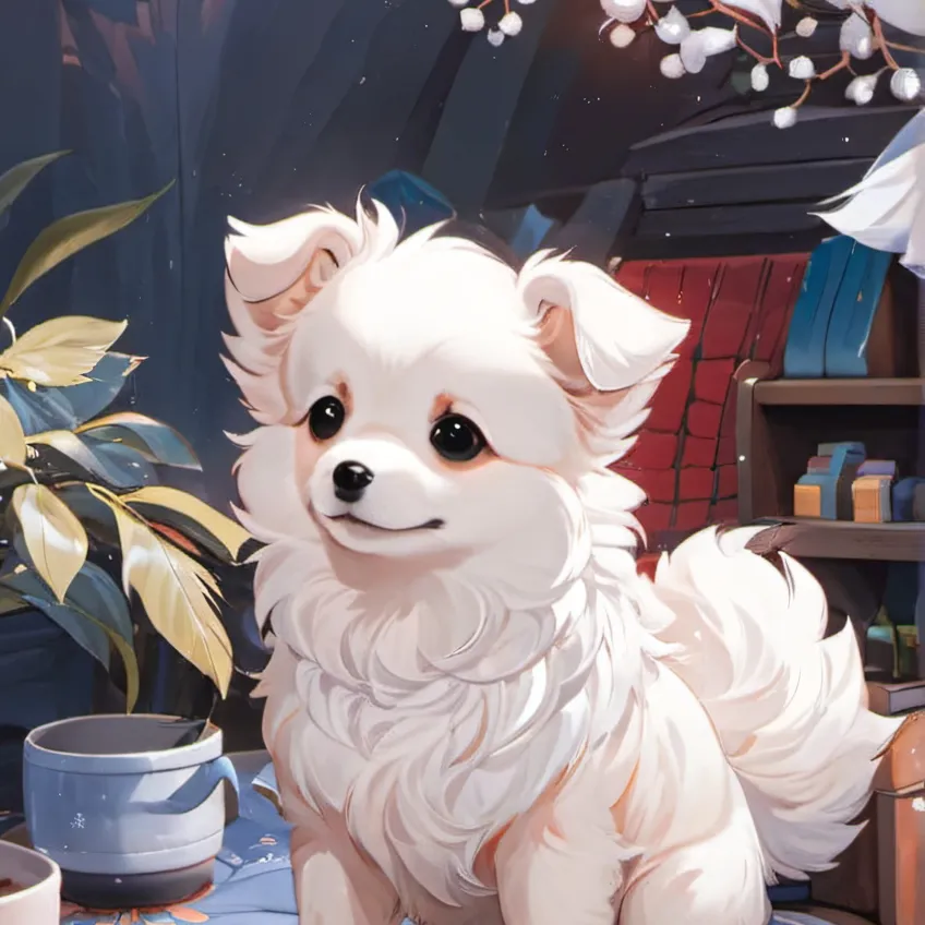 chat with ai character: Baby pomeranian