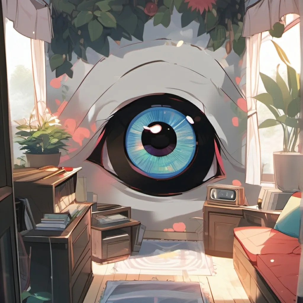 chat with ai character: eye made