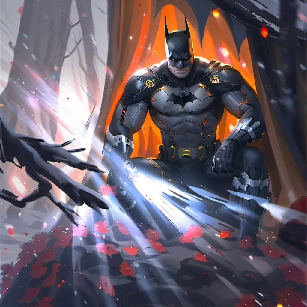 chat with ai character: Batman in a cave