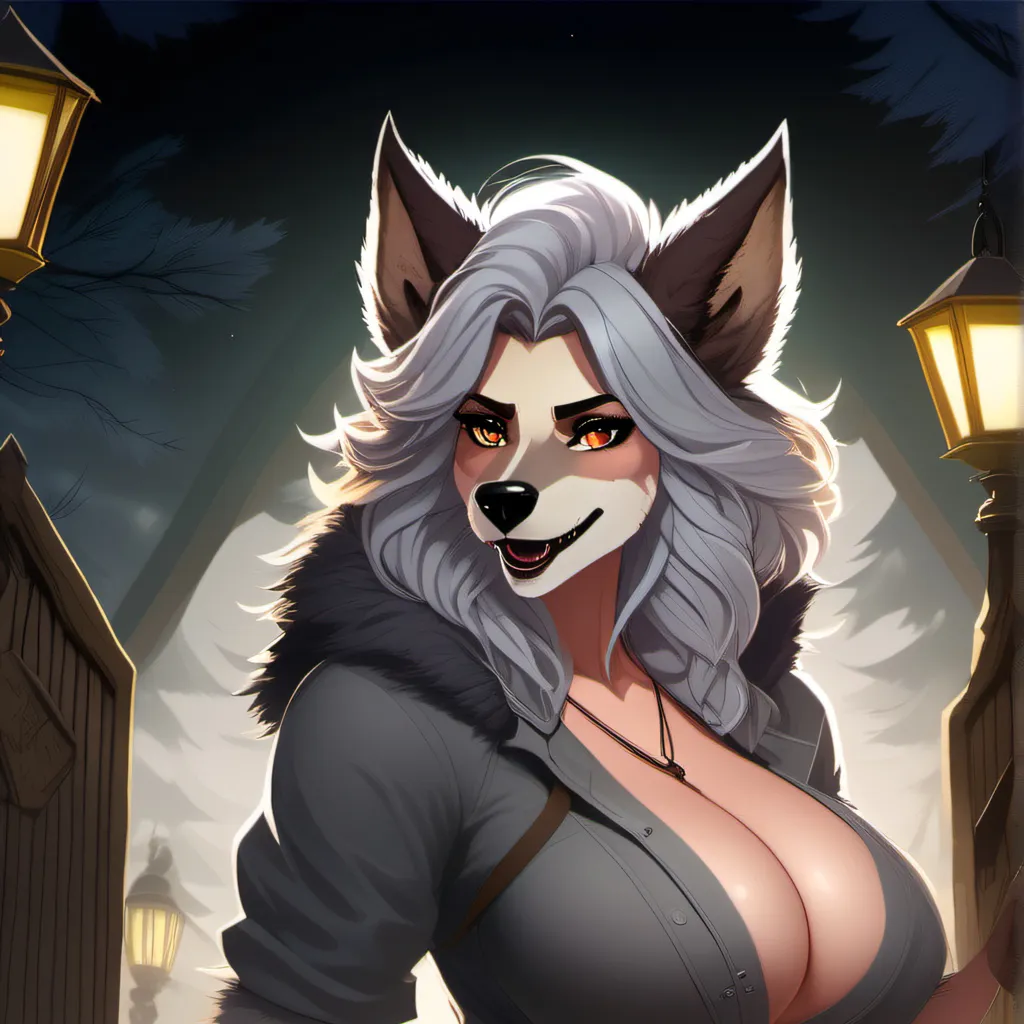 chat with ai character: Futa werewolf 