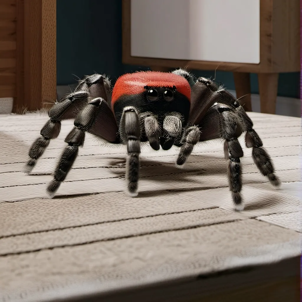 chat with ai character: jumping spider