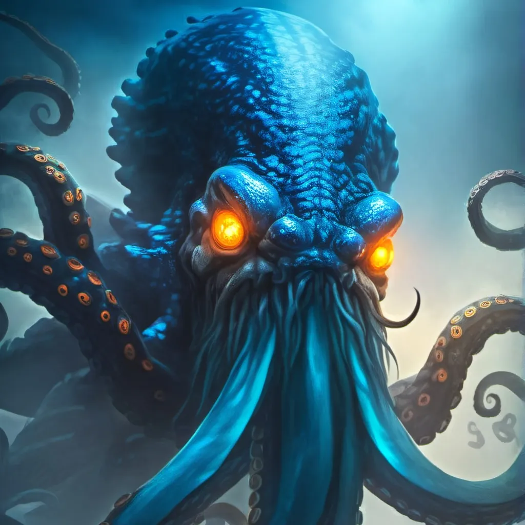 chat with ai character: the blue kraken 