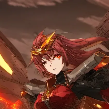 chat with ai character: PŴ MƘ1 (Crimson 1)