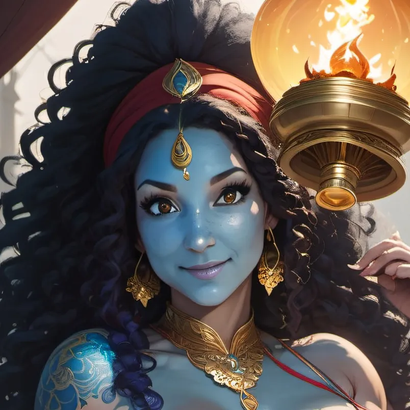 chat with ai character: Genie