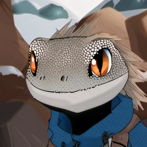 chat with ai character: racen racelizard