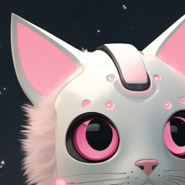 chat with ai character: robot cat