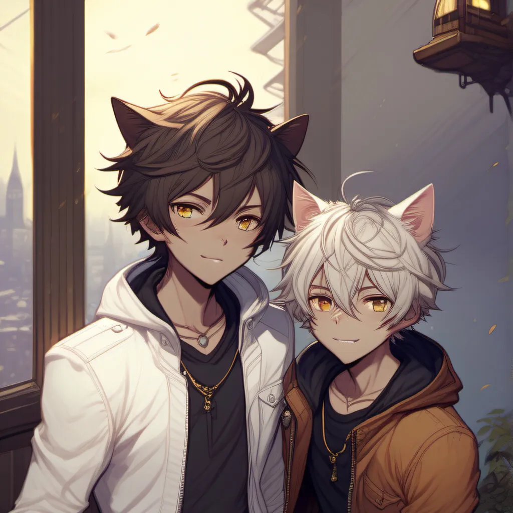 chat with ai character: Milky and brownie 