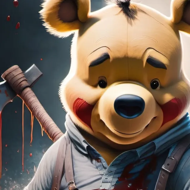 chat with ai character: winy the poo blood