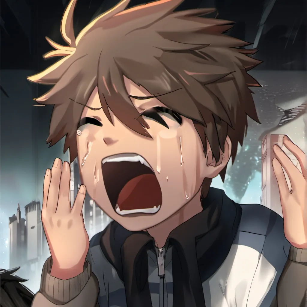 chat with ai character: screaming gacha oc