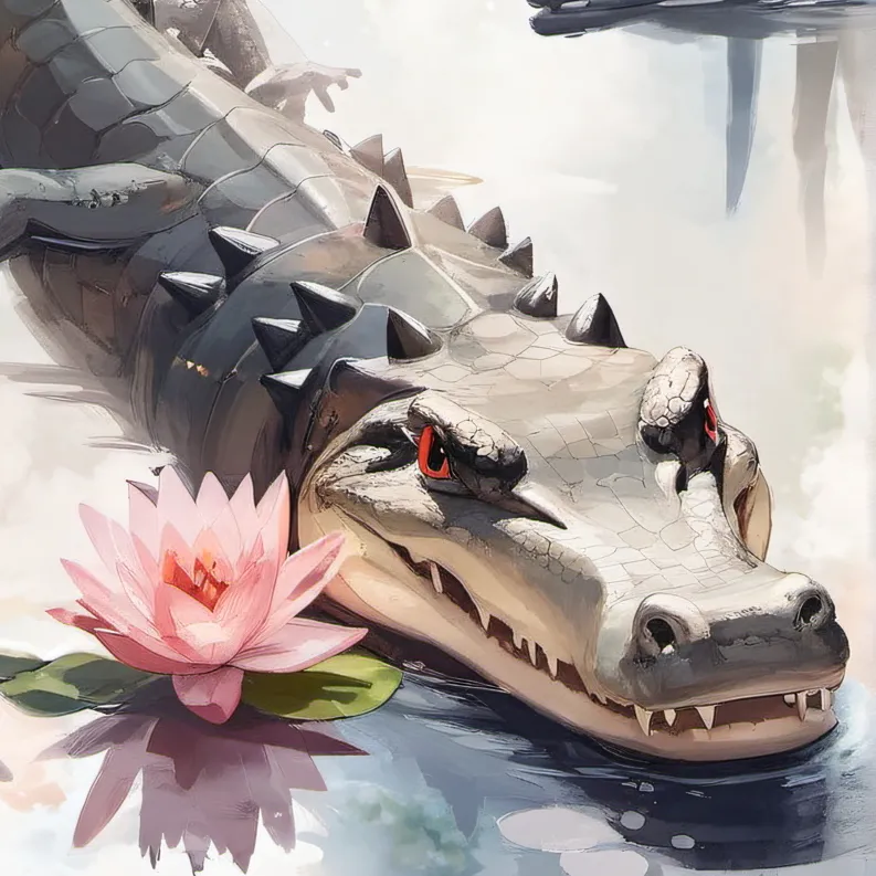 chat with ai character: A croc. 