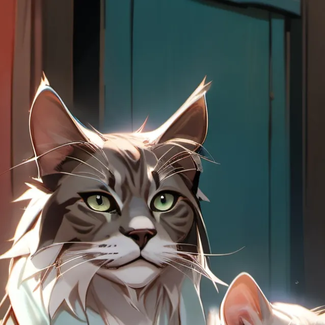 chat with ai character: Mum cat