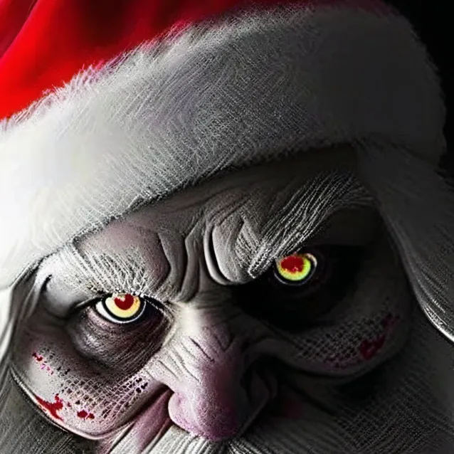 chat with ai character: Creepy Santa 